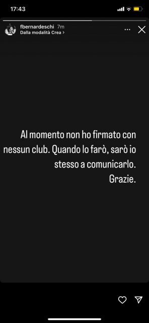 Bernardeschi Instagram